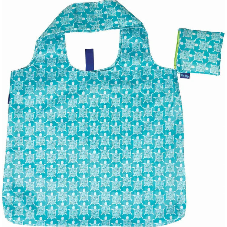 ROCKFLOWERPAPER SEA TURTLE OCEAN BLU BAG REUSABLE SHOPPING BAG - MACHINE WASHABLE