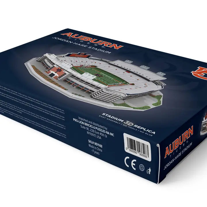 Pro-Lion Bricks and Puzzles NA Auburn Tigers 3D Stadium Puzzle