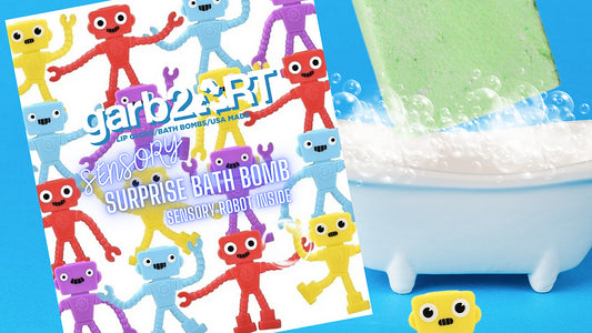 garb2ART Sensory Surprise Bath Bombs Robot