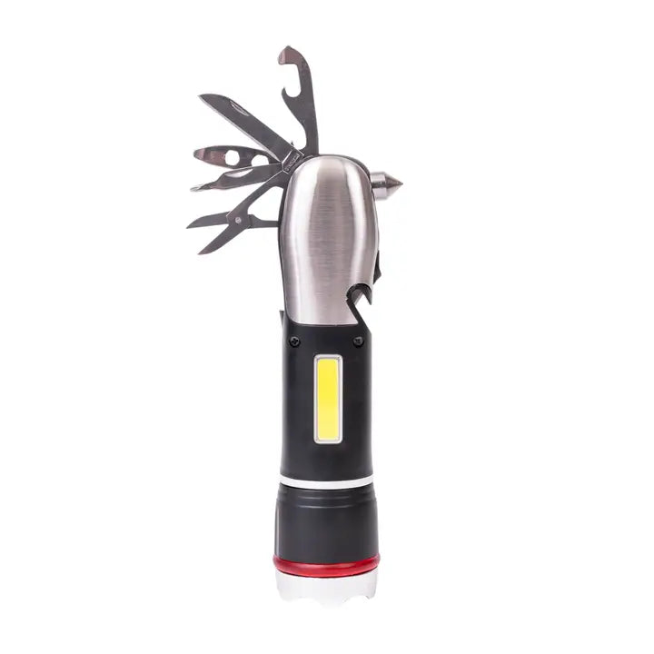 Mad Man Glove Box Survival Tool & Flashlight | 10-in-1 Car Emergency