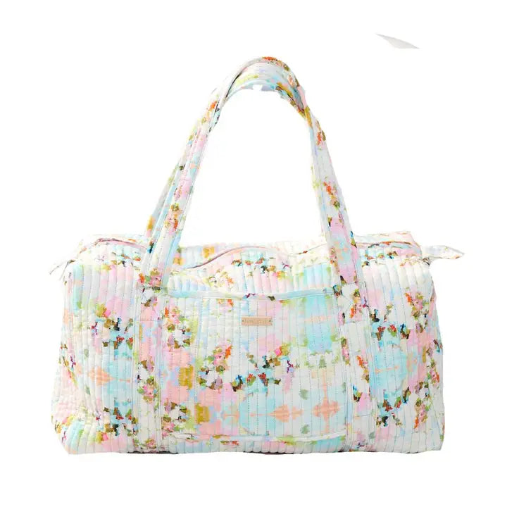 Laura Park Designs Brooks Avenue Quilted Signature Duffle Bag