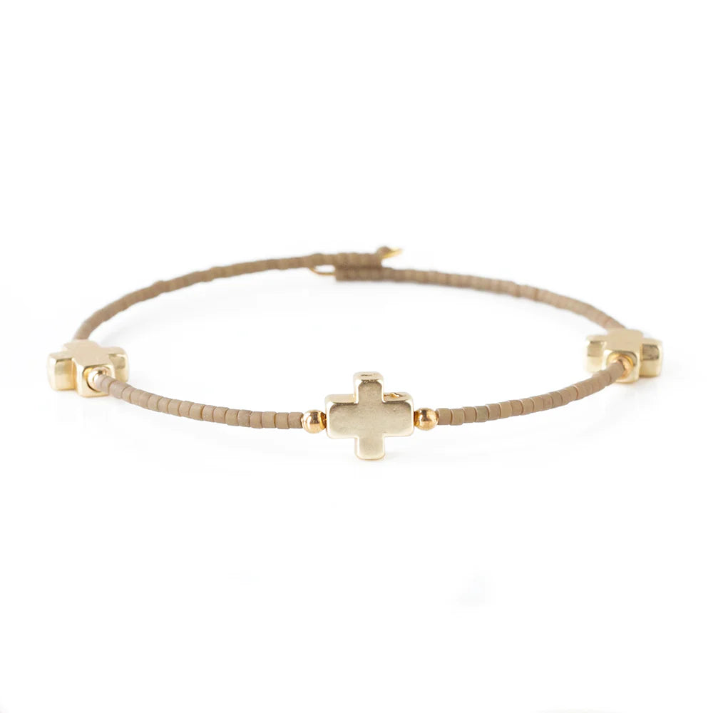 Lenny & Eva Faithful Bangle-Mocha