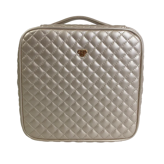 PurseN Mini Diva Makeup Case - Pearl Quilted