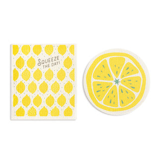 Demdaco Citrus BioDishCloths Lemons