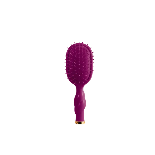 Teleties Mini Detangler Hair Brush For Medium Hair - Mulberry