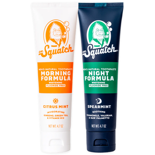 Dr. Squatch Night and Morning Toothpaste