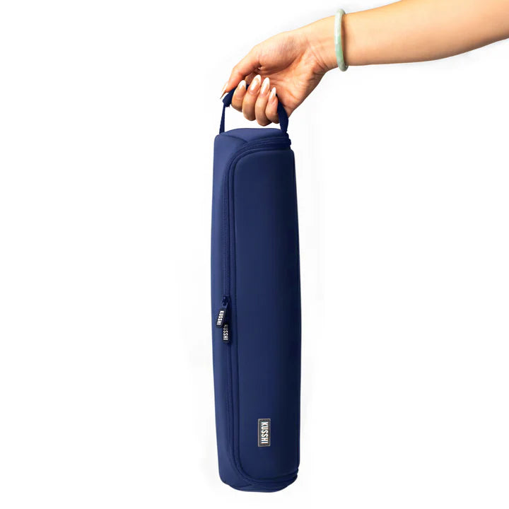 Kusshi Hair Tools Case-Navy with Khaki