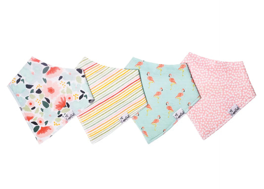 Copper Pearl Leilani Bandana Bib Set (4-pack)