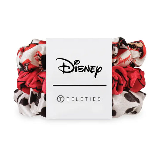 Teleties Mickey Mouse Small Silk Scrunchies