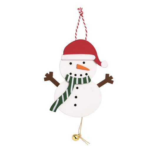 MUD PIE SNOWMAN DANCING ORNAMENT