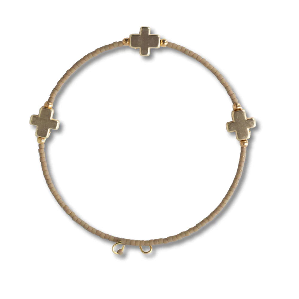 Lenny & Eva Faithful Bangle-Mocha