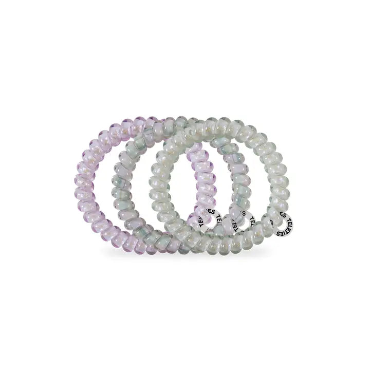 Teleties Spiral Hair Coils | Small | Opal Glow