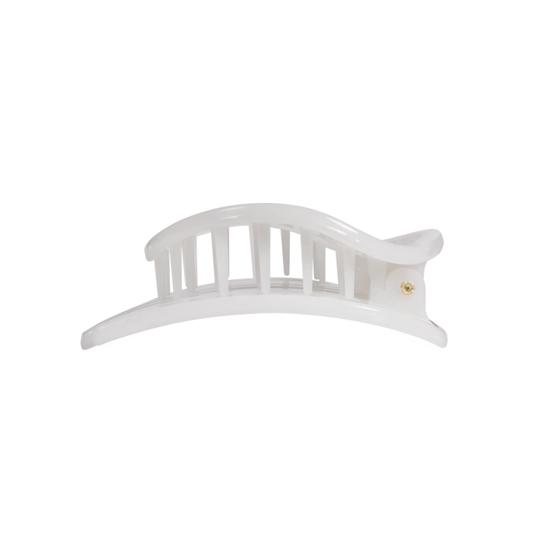 Teleties Coconut White | Medium | Flat Circle Hair Clip