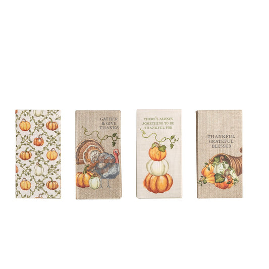 MUD PIE GATHER POWDER ROOM NAPKIN SETS