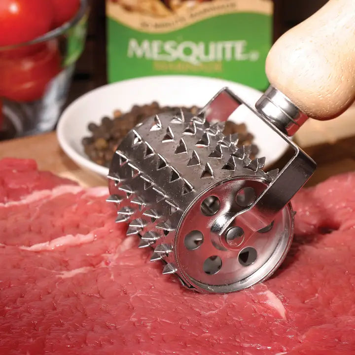 Jim Beam Rolling Stainless Steel Meat Tenderizer