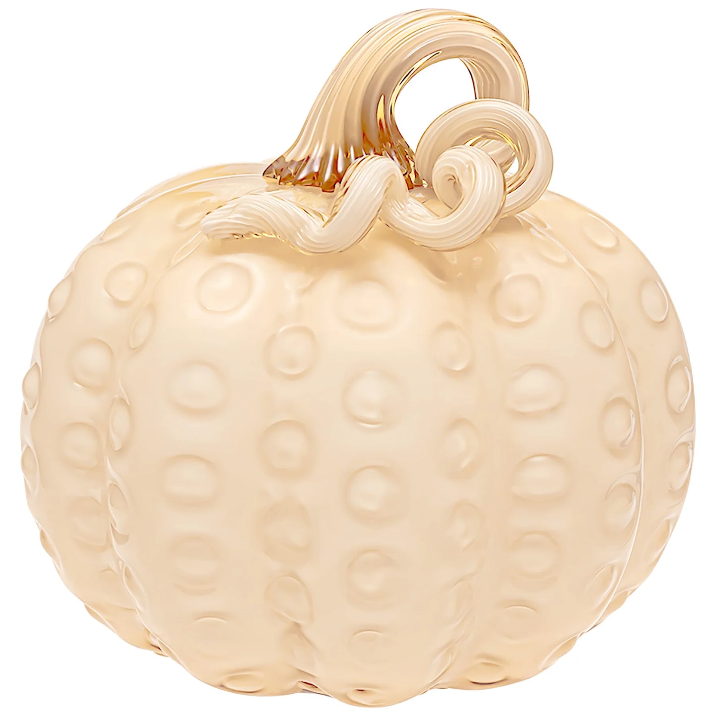 Boston International Butter Dotted Glass Pumpkin