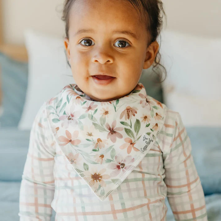 Copper Pearl Natalie Baby Bandana Bibs