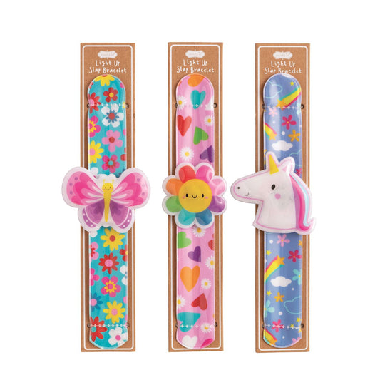 MUD PIE GIRL LIGHT-UP SLAP BRACELETS