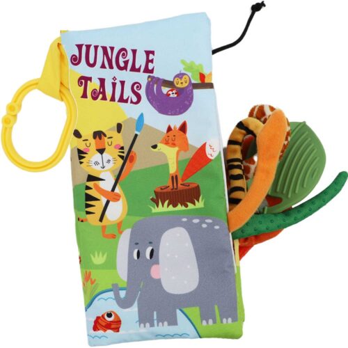Bebe Mondo Tails Cloth Book Jungle with Teether