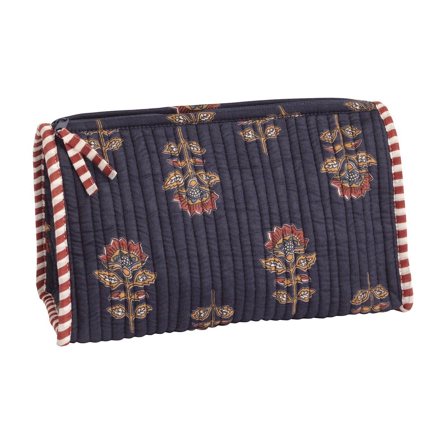 MUD PIE NAVY HARVEST BLOCK PRINT CASE