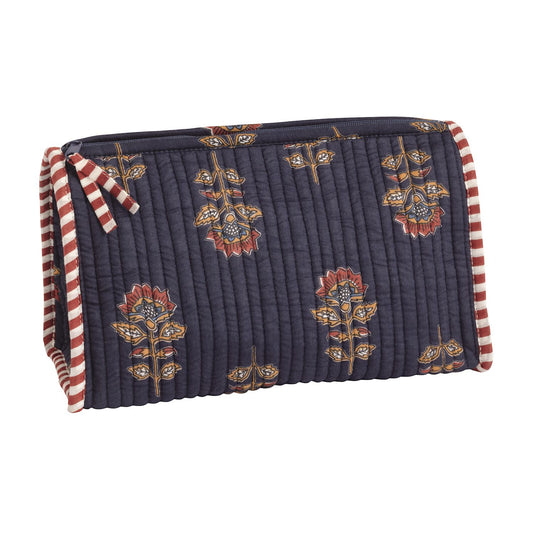 MUD PIE NAVY HARVEST BLOCK PRINT CASE
