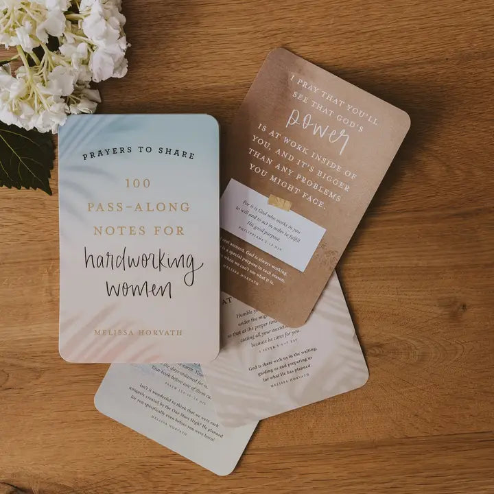 Prayers To Share Pass-Along Notes For Hardworking Women