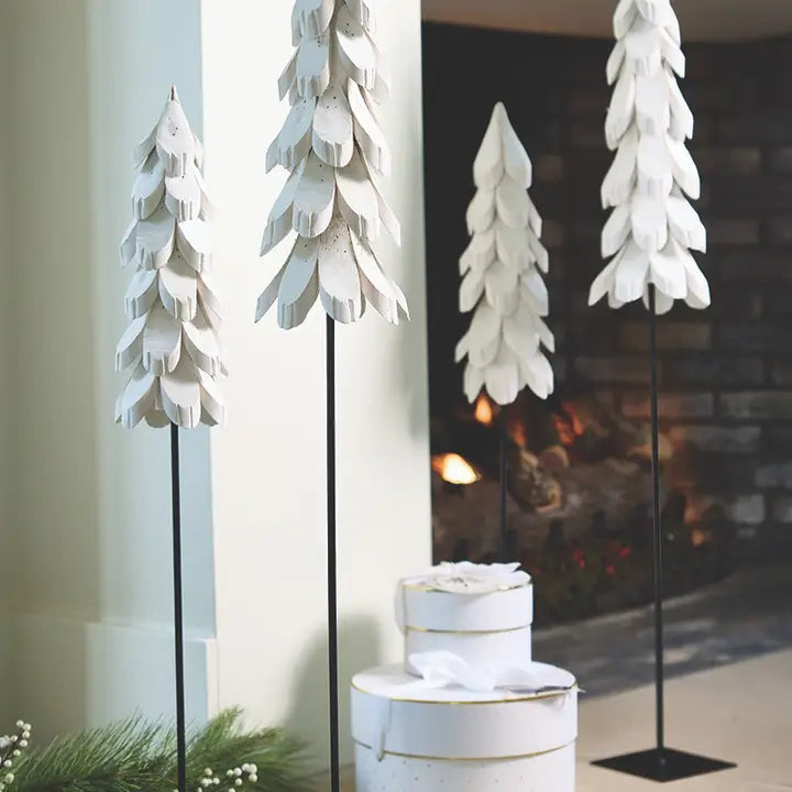 Santa Barbara Design Studio Wood Tree On Iron Stand - Medium