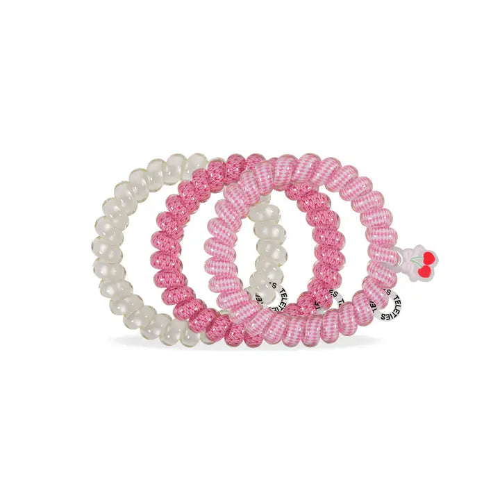 Teleties Spiral Hair Coils | Large | Cherry Bomb