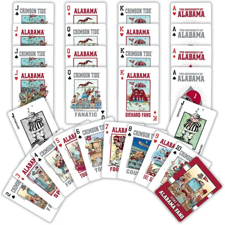 Alabama Crimson Tide Fan Deck Playing Cards
