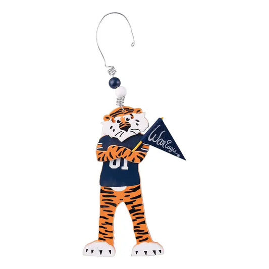 Glory Haus Aubie Wooden Mascot Ornament