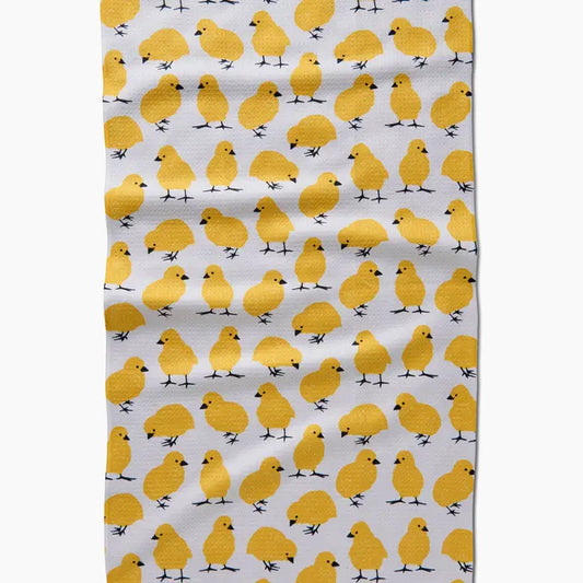 Geometry Peep Parade Tea Towel