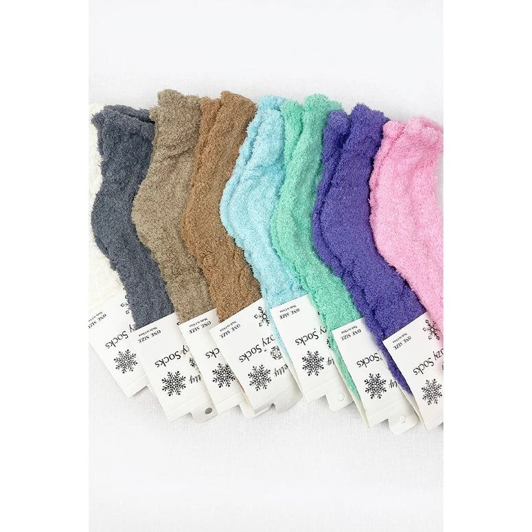 Love and Repeat Solid Cable Pattern Cozy Socks Set