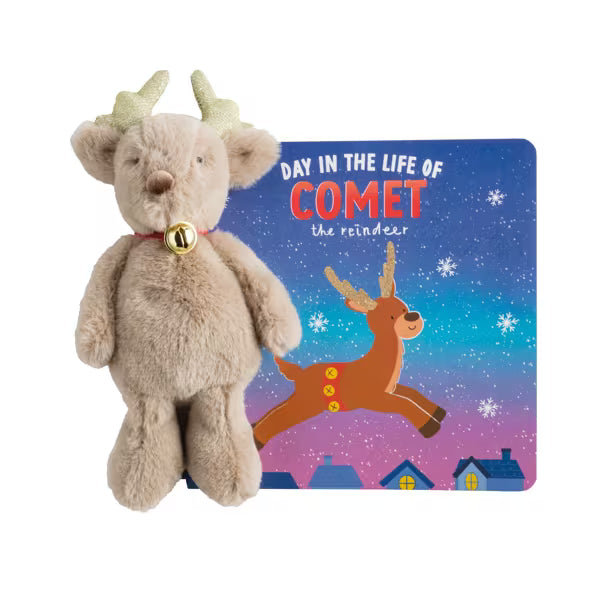 MUD PIE PLUSH REINDEER BOOK