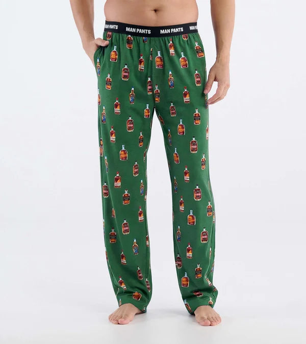 Bourbon Bottles Man Pants by Hatley Little Blue House