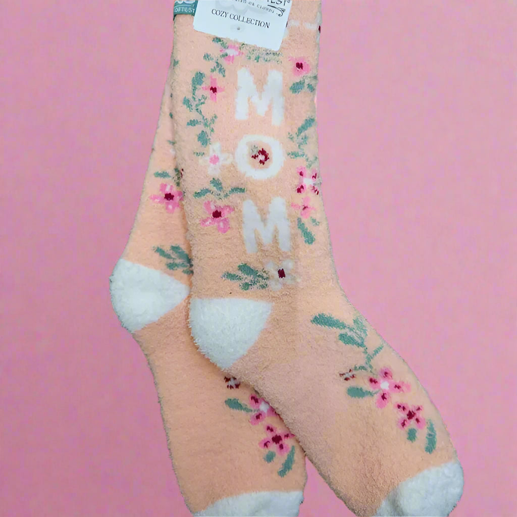 World's Softest Socks Flower Mom