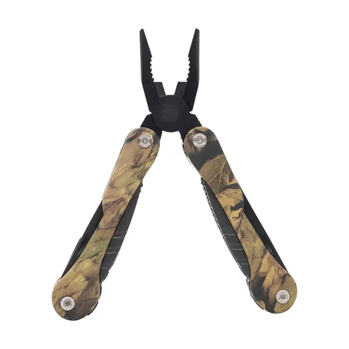 Mad Man Camo 14 Pc Multi-Tool | Camo Fishing & Camping Multi-Tool