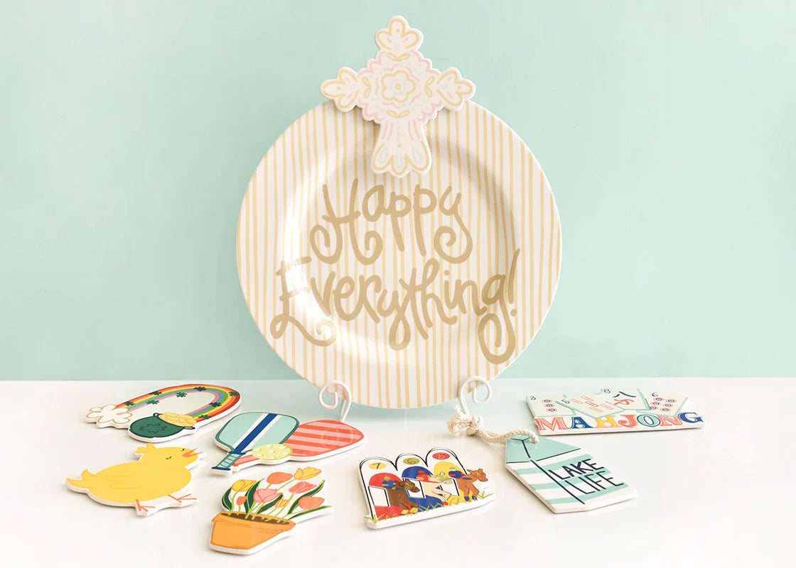 HAPPY EVERYTHING! PASTEL FANCIFUL CROSS BIG ATTACHMENT