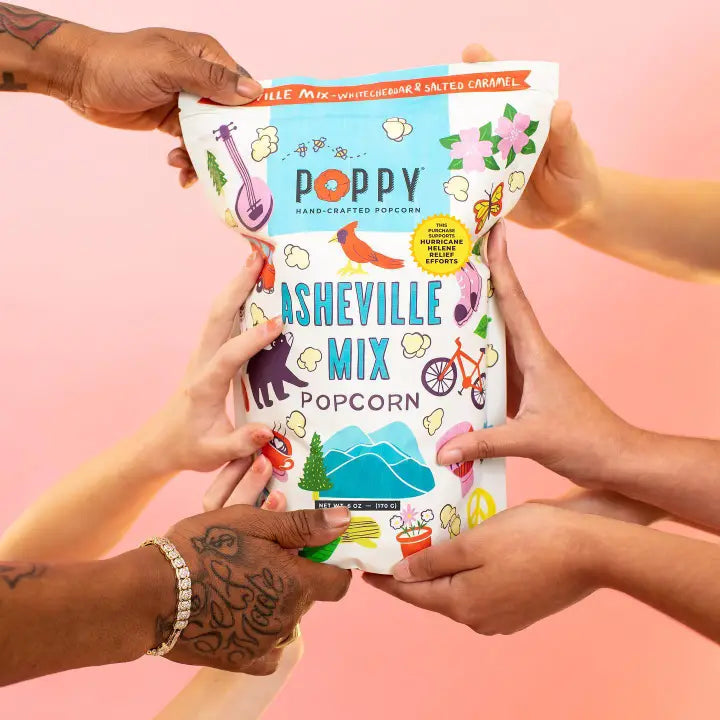 Poppy Asheville Mix Artist Bag Popcorn