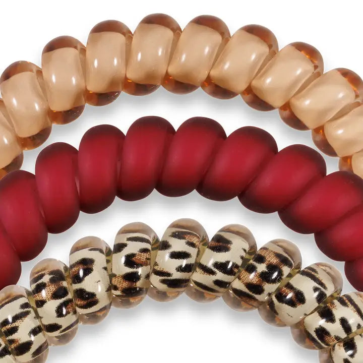 Teleties Spiral Hair Coils | Small | Wild Side Hair Ties