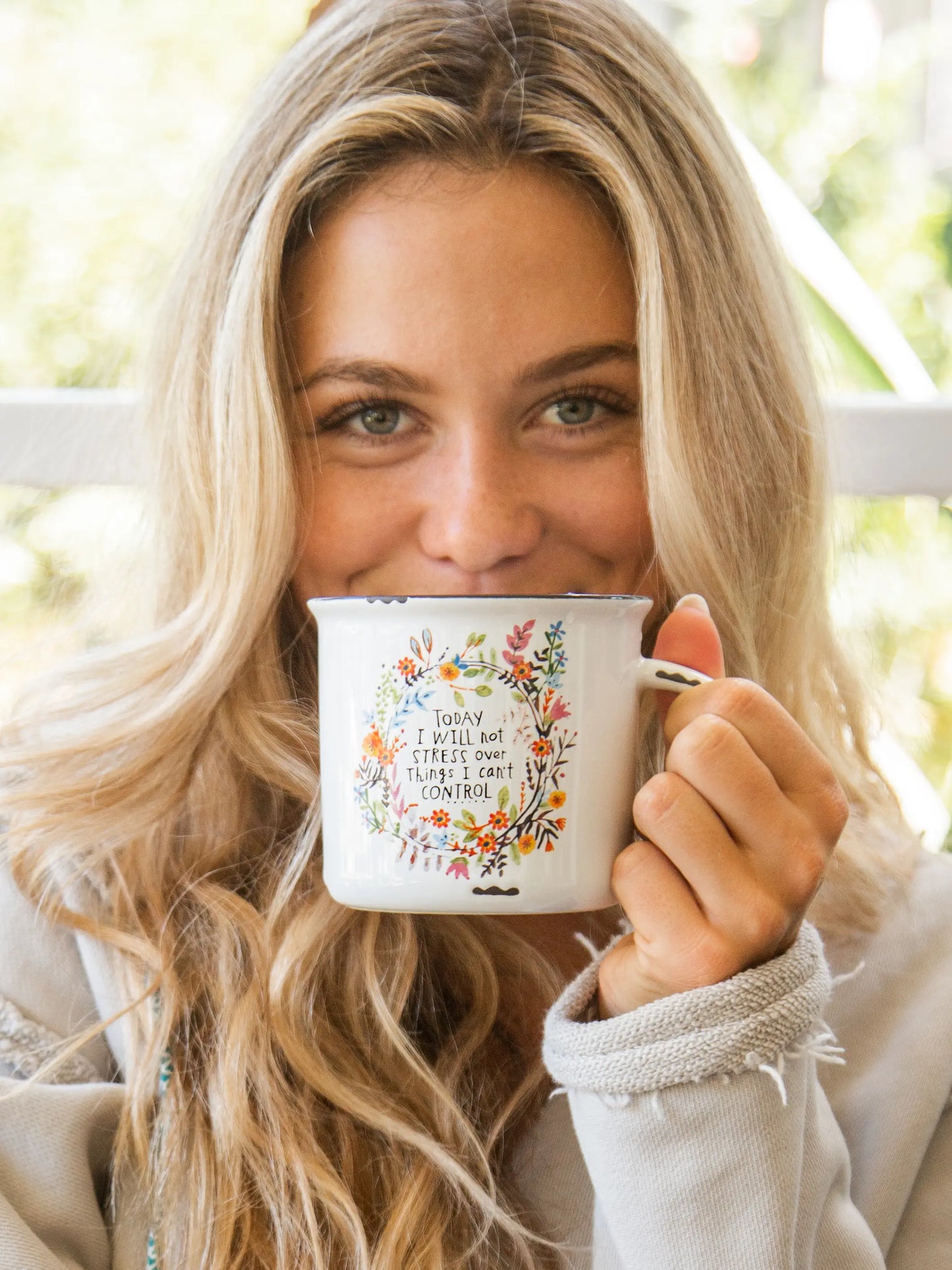 Natural Life Camp Coffee Mug-Today I Will Not Stress