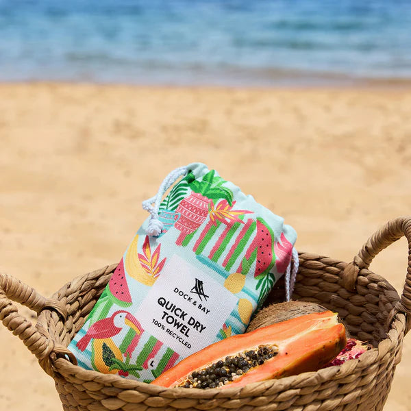 Dock & Bay Quick Dry Towels - Tropicana Treat - GRS Certified-XL
