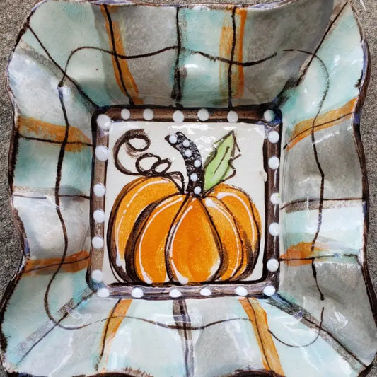 Heartfelt Traditions Condiment Bowl (Fall Pumpkin)