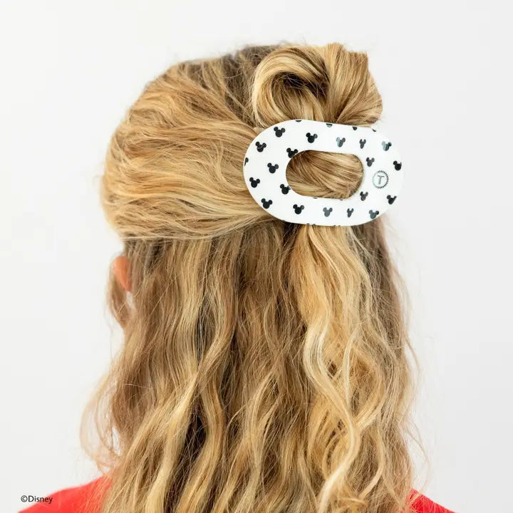 Teleties Flat Round Hair Clip | Medium | the Iconic Mickey Mouse