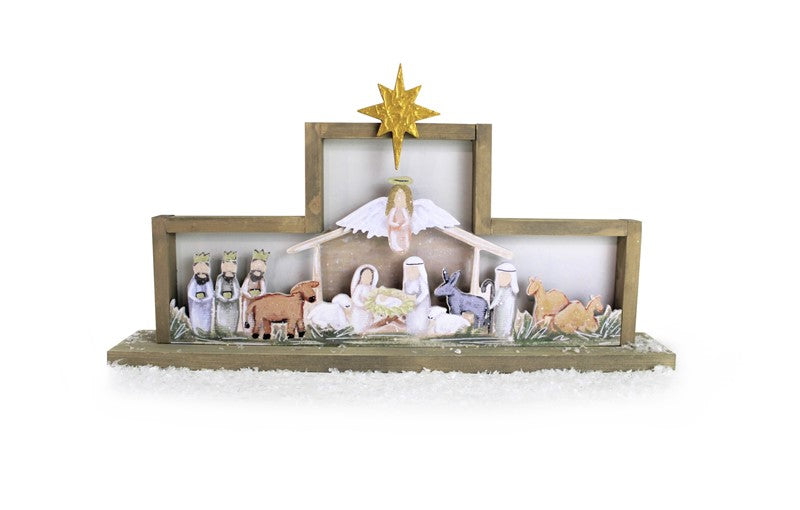 Trade Cie Layered Nativity Scene Table Décor