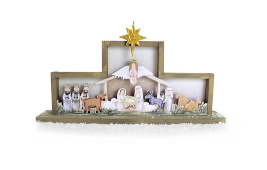 Trade Cie Layered Nativity Scene Table Décor