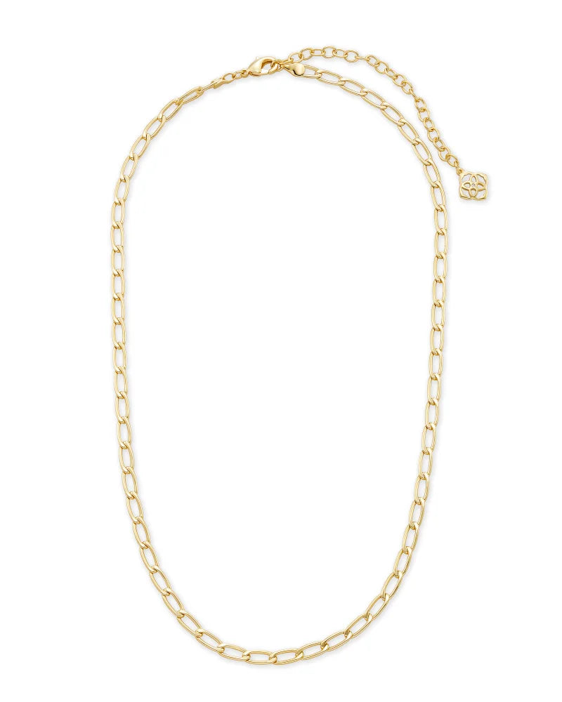 Kendra Scott Merrick Chain Necklace in Gold