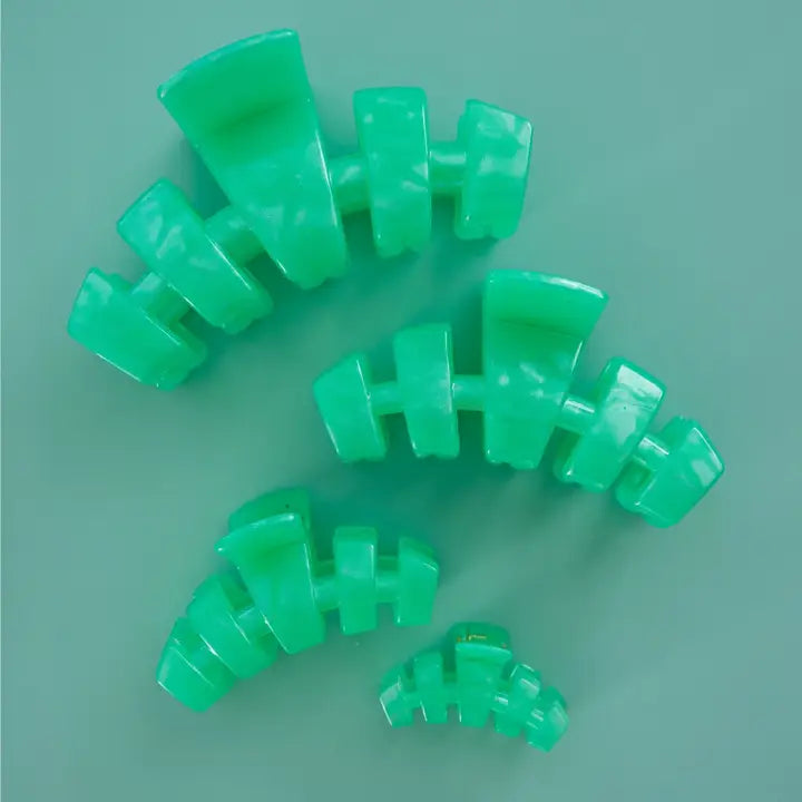 Teleties Classic Hair Clip | Medium | Spring Splash