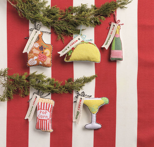 MUD PIE NEEDLEPOINT ORNAMENTS