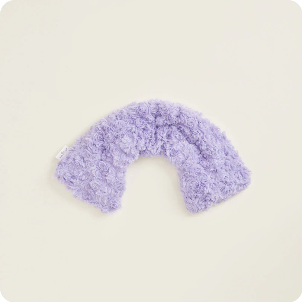 Curly Purple Warmies Neck Wrap