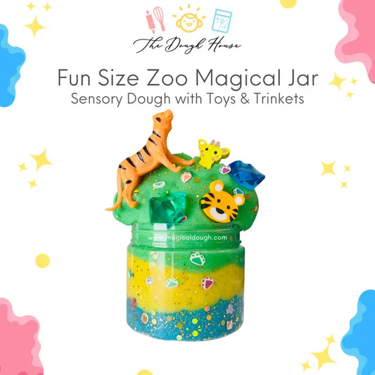The Dough House Fun Size Zoo Magical Jars